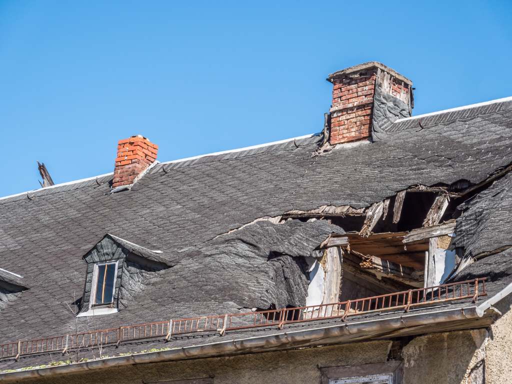 roof damage