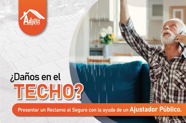 Presentar un reclamo al seguro por daños en el techo con la ayuda un ajustador público de LossUp Adjust.