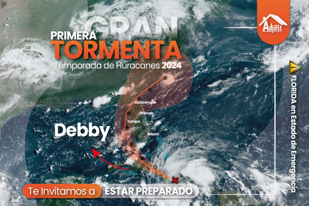 ¡LossUp Adjust esta Contigo! Primera Gran Tormenta de la Temporada de Huracanes 2024