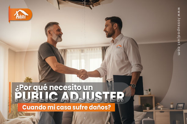 ¿Por qué necesito un Public Adjuster cuando mi casa sufre daños?
