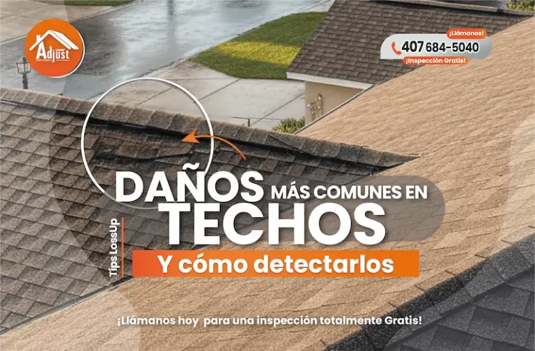 Tipos de daños más comunes en techos y cómo detectarlos