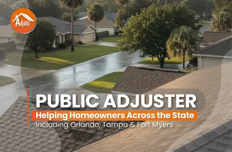 Public Adjusters in Florida: Helping Homeowners Across the State — Including Orlando, Tampa & Fort Myers