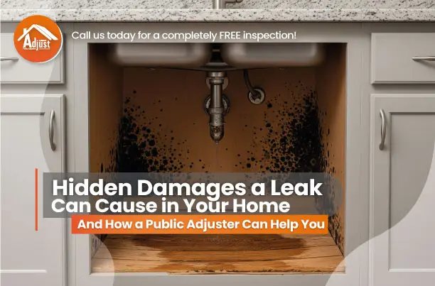Hidden Damages from a Pipe Leak or Roof Leak — What Your Insurance Claim May Be Missing